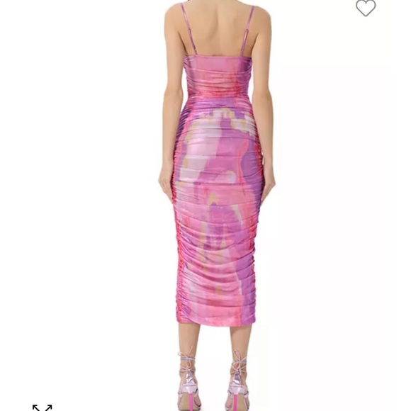 AFRM HAZEL SIDE RUCHED MINI DRESS - Picture 5 of 5